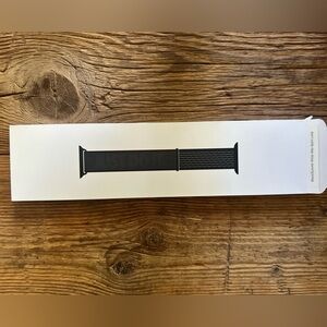 Apple Watch band - black summit white nike sport loop - 45mm